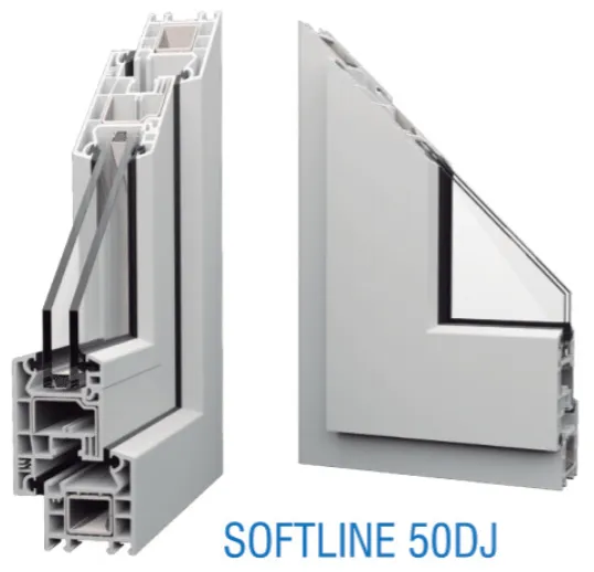 Ventana Doble Contacto Softline 50 DJ Ventana Doble Contacto Softline 50 DJ
